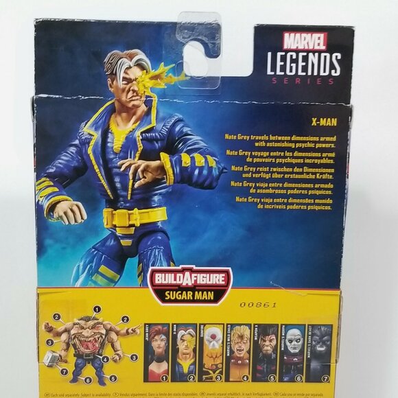 Marvel Legends Hasbro Sugar Man Build A Figure X-Men X-Man Action Figure NEW - Picture 5 of 5